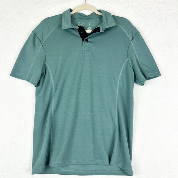Triple Aught Design Atlas Polo Shirt Size Large Teal - Picture 1 of 3